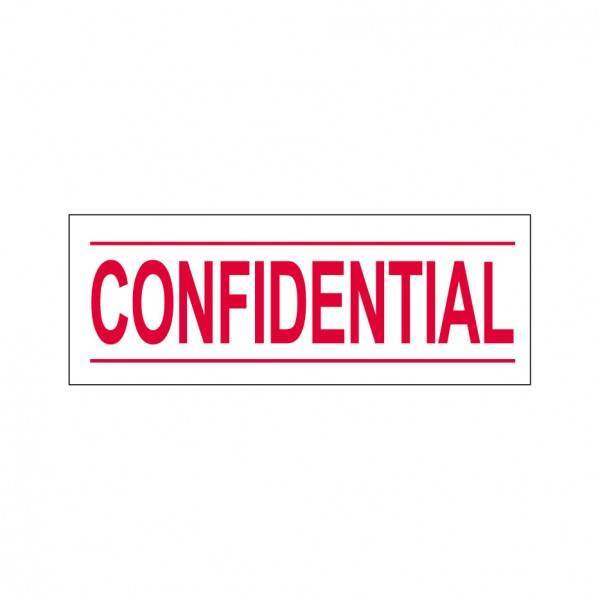 Confidential Stock Stamp OS-16, 38x14mm